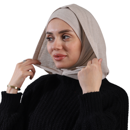 حجاب ايزي سكارف زودياك موديل ايزي وير  ALTOBEH - قطعة واحدة متصلة تلبيسة وكابيشو.
