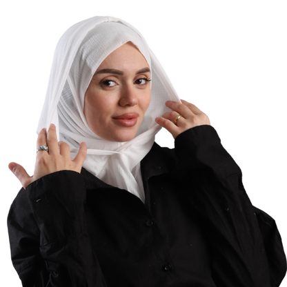 حجاب ايزي سكارف زودياك موديل ايزي وير  ALTOBEH - قطعة واحدة متصلة تلبيسة وكابيشو.