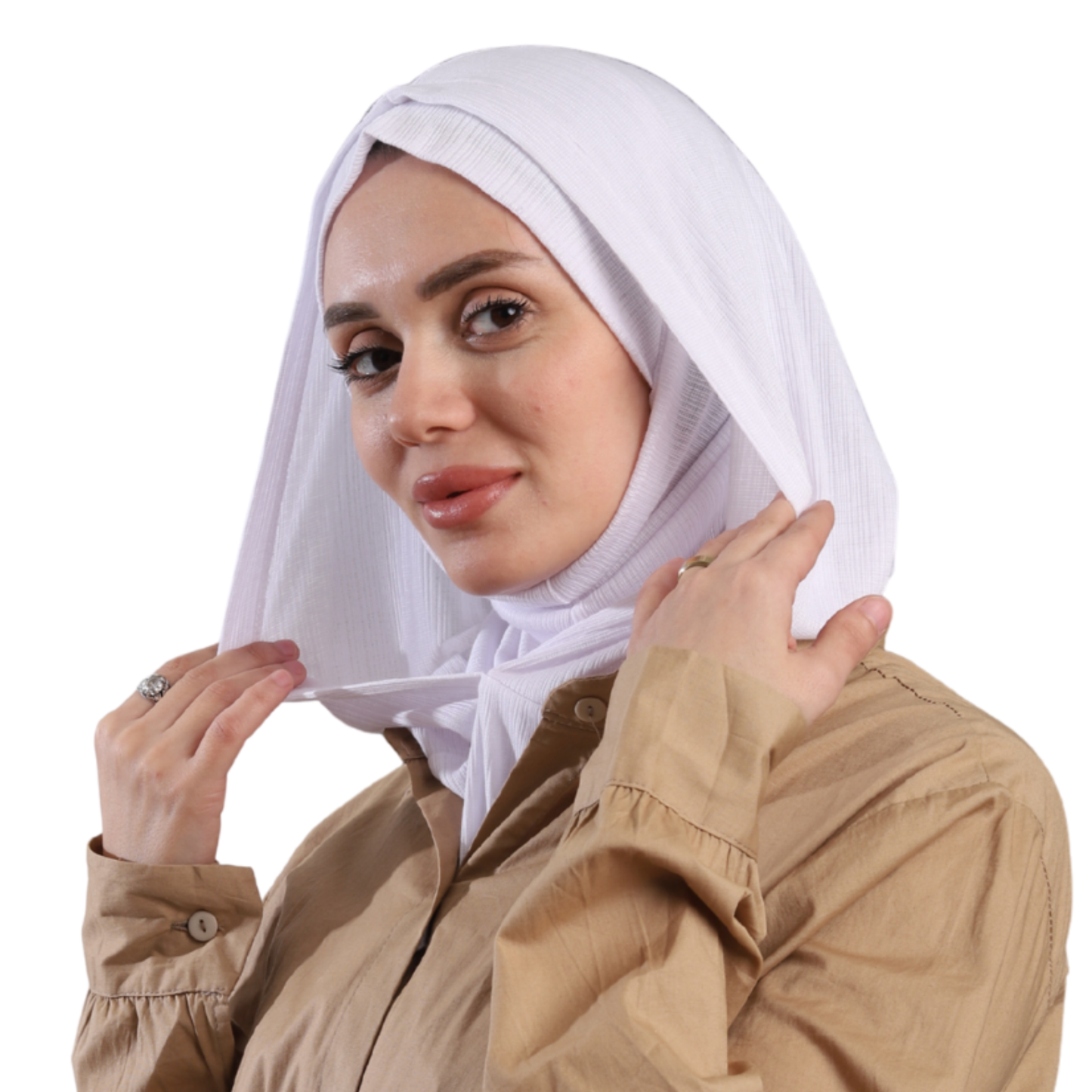 حجاب ايزي سكارف زودياك موديل ايزي وير  ALTOBEH - قطعة واحدة متصلة تلبيسة وكابيشو.