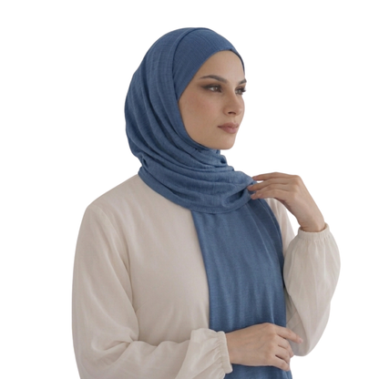طرحة كويتي زودياك مع بندانة مقفولة  ALTOBEH - خامة زودياك الثابتة والعملية.