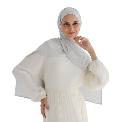 طرحة كويتي زودياك مع بندانة مقفولة  ALTOBEH - خامة زودياك الثابتة والعملية.