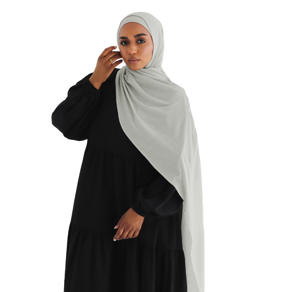 طرحة كويتي زودياك مع بندانة مقفولة  ALTOBEH - خامة زودياك الثابتة والعملية.
