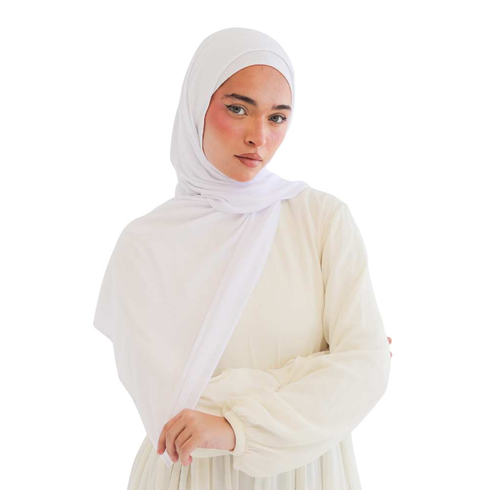 طرحة كويتي زودياك مع بندانة مقفولة  ALTOBEH - خامة زودياك الثابتة والعملية.