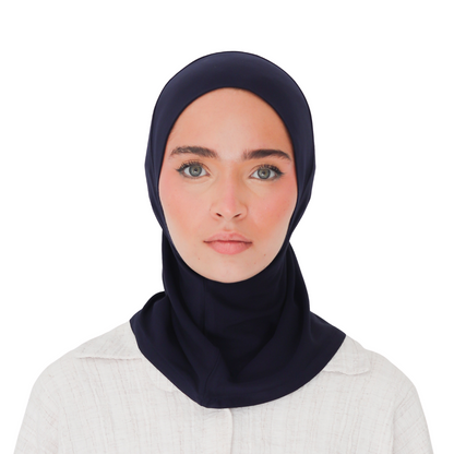 حجاب قطن قطعة واحدة قصير ALTOBEH - ثبات تام بدون دبابيس.