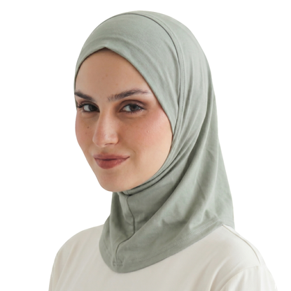 حجاب ليكرا قطعة واحدة قصير تصميم مريح وأنيق لثبات مثالي بدون دبابيس - متجر التوبة