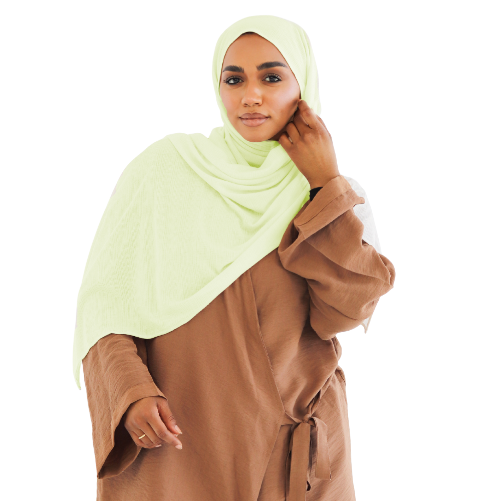 طرحة كويتي زودياك من ALTOBEH - طرحة ثابتة وانسيابية بخامة زودياك العملية