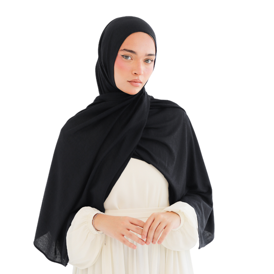 طرحة كويتي زودياك من ALTOBEH - طرحة ثابتة وانسيابية بخامة زودياك العملية