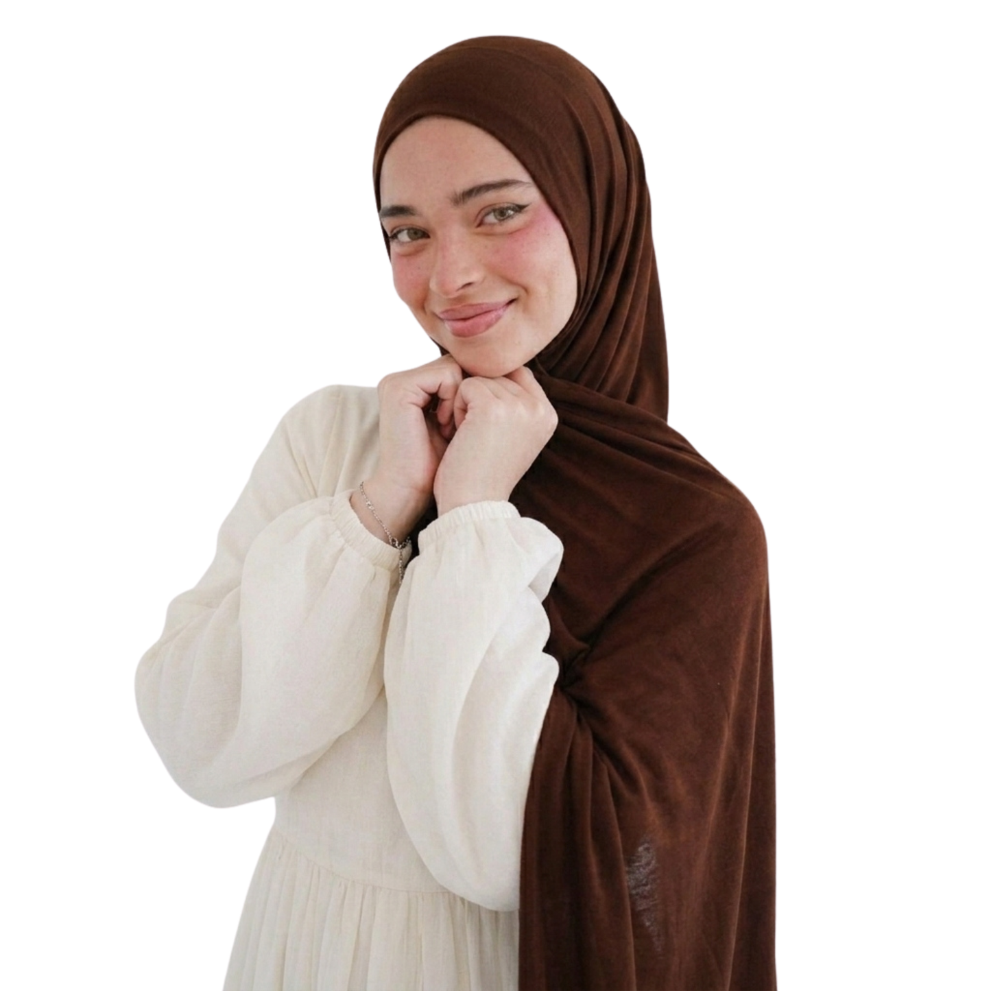 طرحة كويتي زودياك من ALTOBEH - طرحة ثابتة وانسيابية بخامة زودياك العملية
