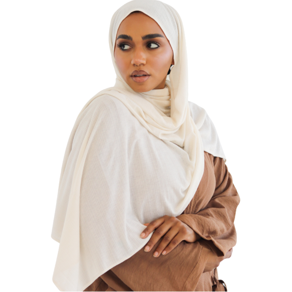 طرحة كويتي زودياك من ALTOBEH - طرحة ثابتة وانسيابية بخامة زودياك العملية