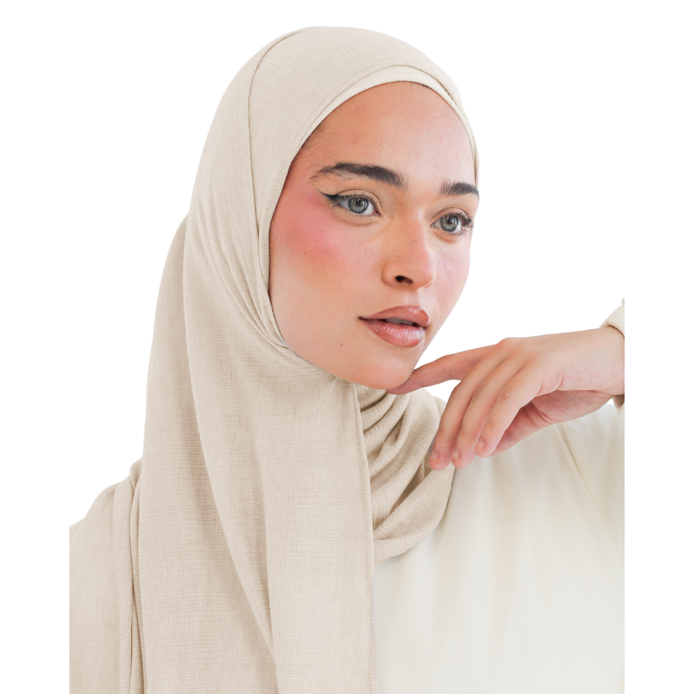 طرحة كويتي زودياك من ALTOBEH - طرحة ثابتة وانسيابية بخامة زودياك العملية