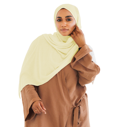 طرحة كويتي زودياك من ALTOBEH - طرحة ثابتة وانسيابية بخامة زودياك العملية