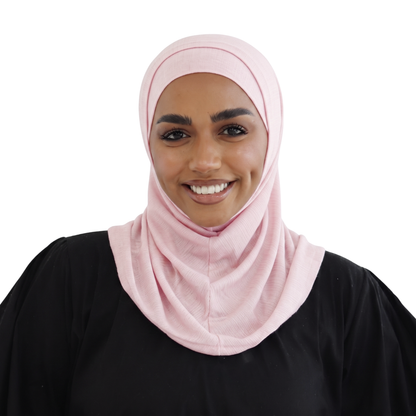 حجاب زودياك قطعتين سوري لون PINK ALTOBEH - ثبات فائق بدون دبابيس.