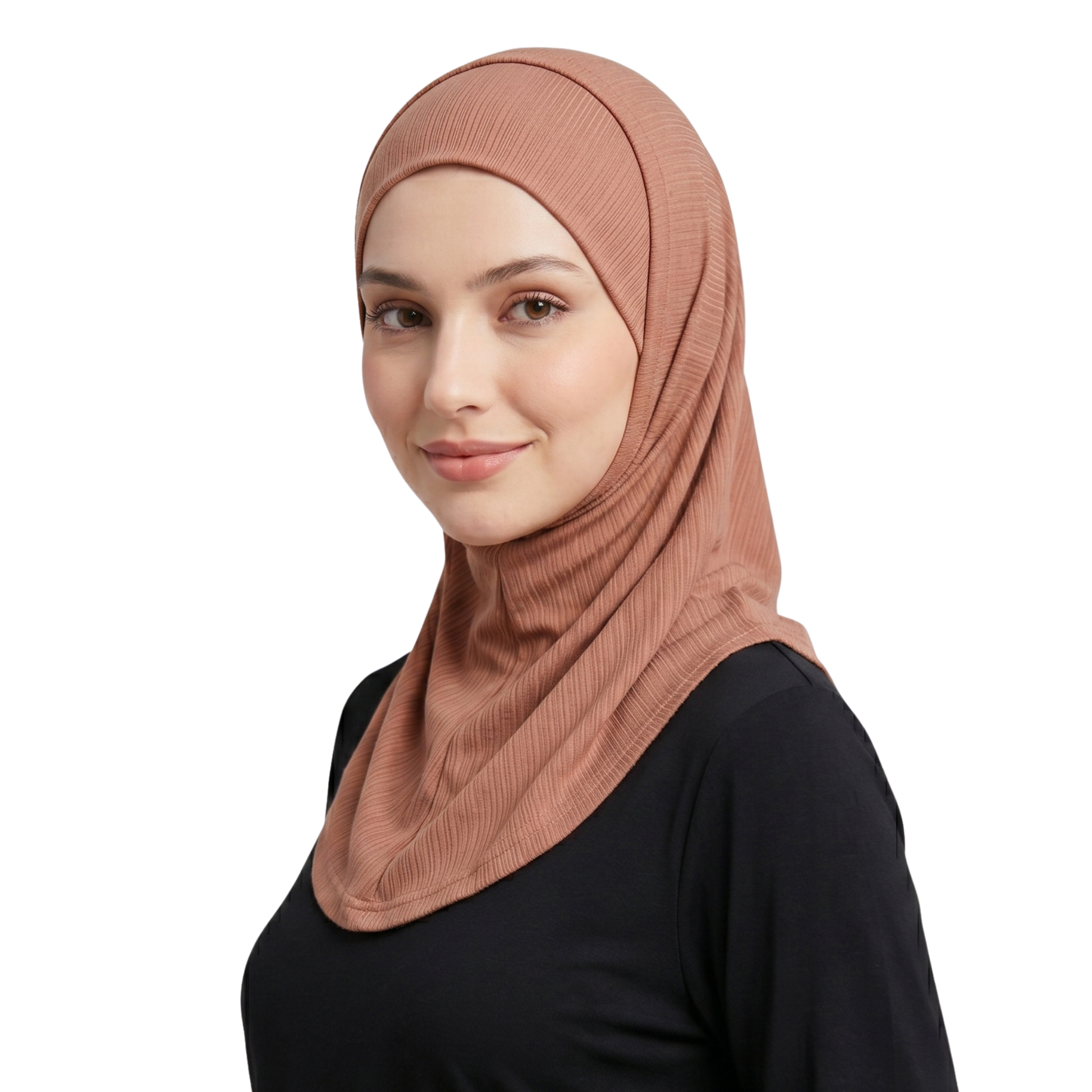 حجاب زودياك قطعتين سوري لون توفي ALTOBEH - ثبات فائق بدون دبابيس.