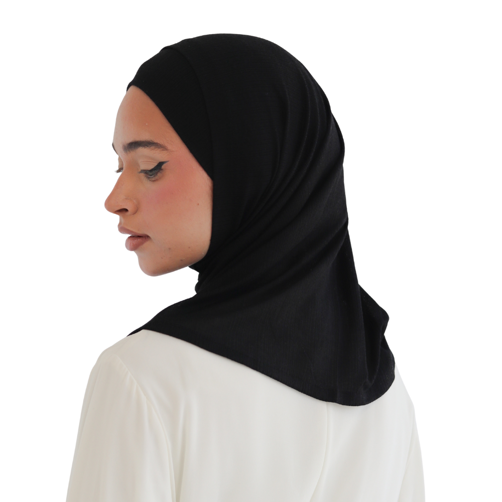 حجاب زودياك قطعتين سوري لون أسود ALTOBEH - ثبات وخامة عملية.