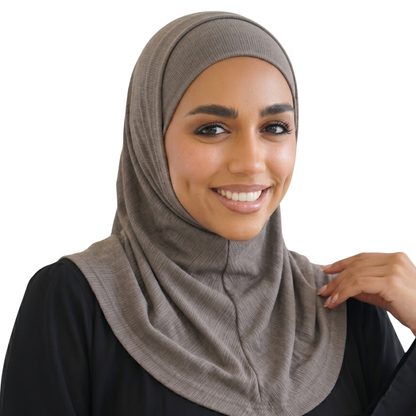 حجاب زودياك قطعتين سوري لون سوفت تيوب ALTOBEH - ثبات فائق بدون دبابيس.