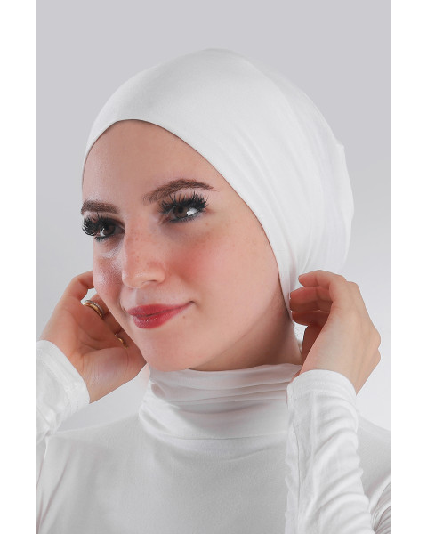 بندانة قطن سوري مقفولة – لون أوف وايت 