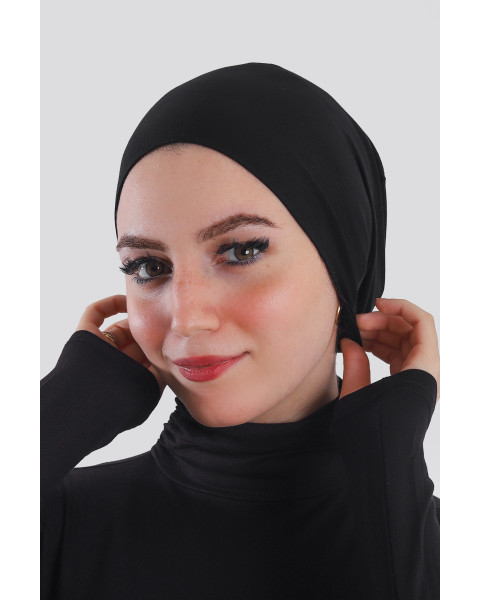 بندانة قطن سوري مقفولة لون أسود